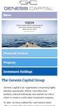 Mobile Screenshot of genesiscapital.co.za